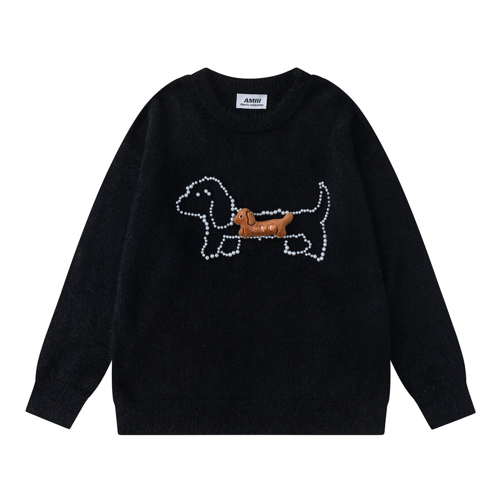 Knitted Jacquard Dog Sweater