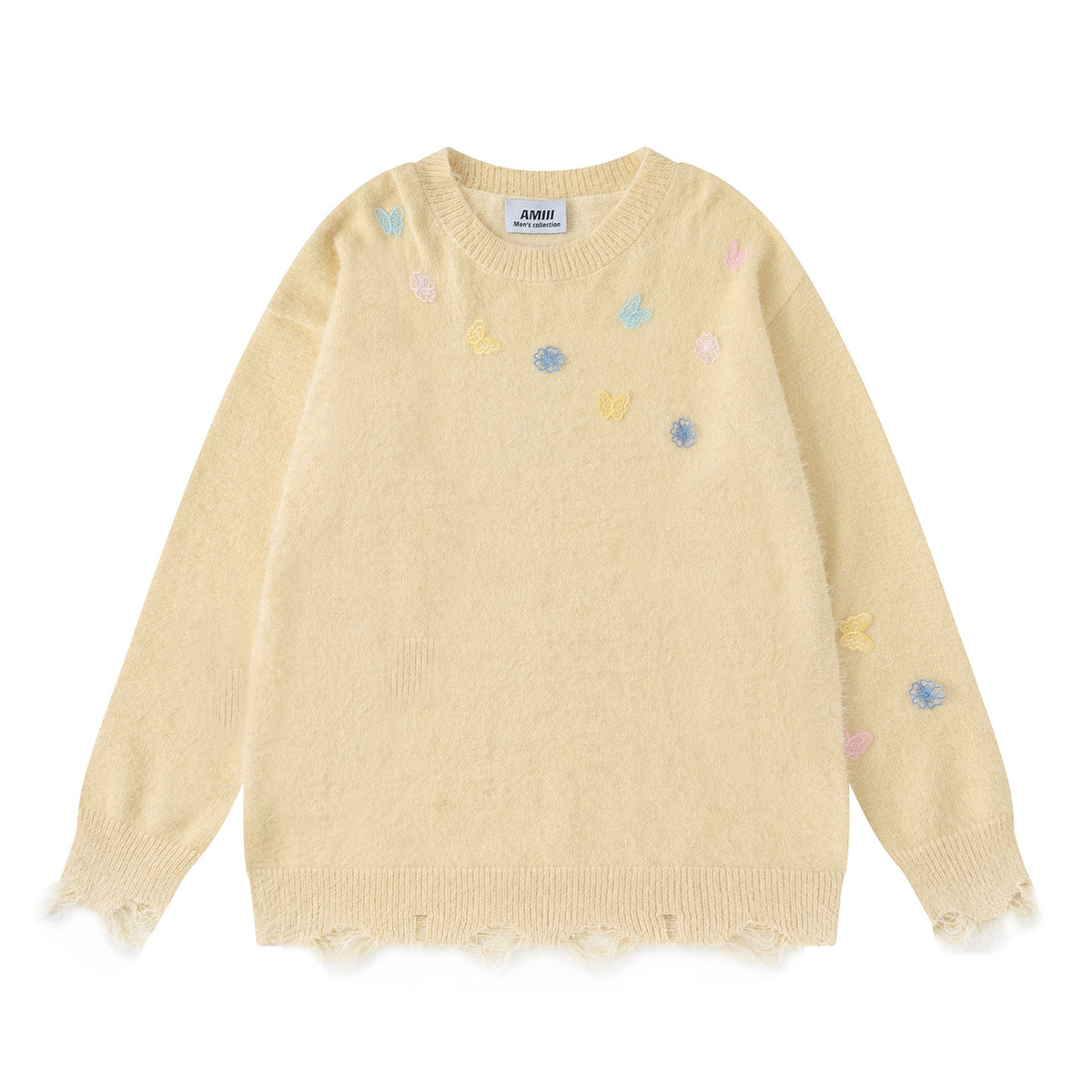 Butterfly Flower Decorative Sweater