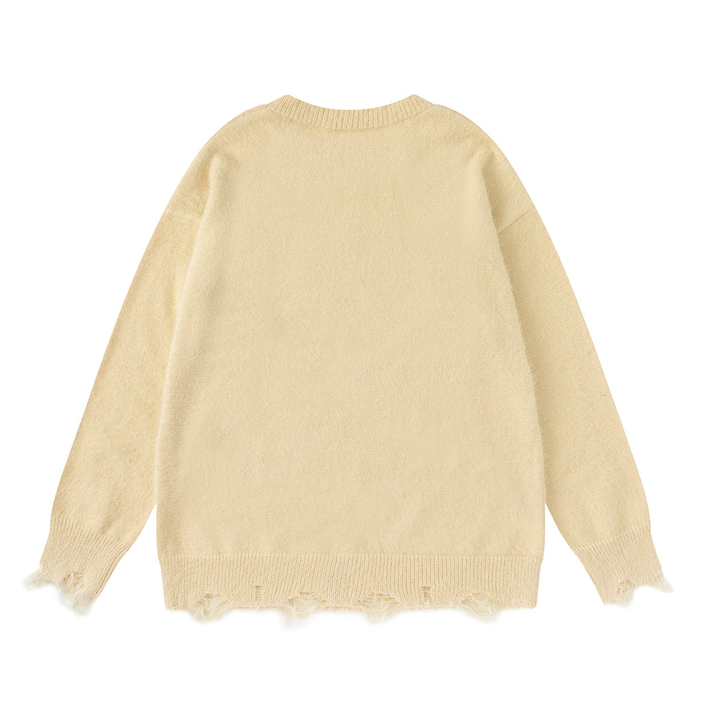 Butterfly Flower Decorative Sweater
