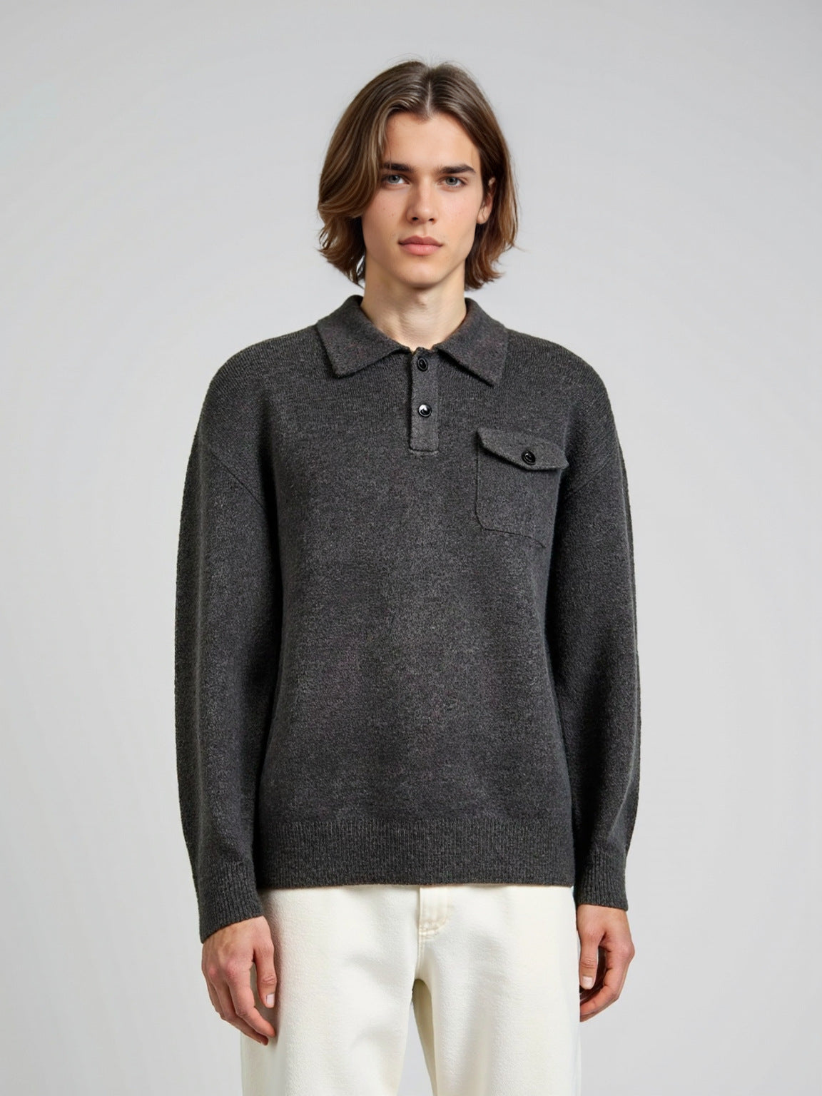 Loose collar sweater