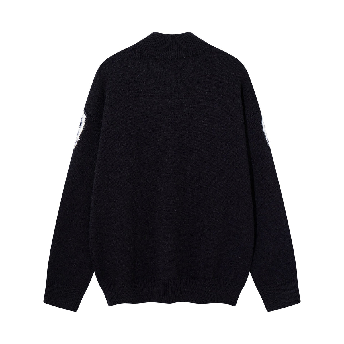 Hairy fringe letter jacket