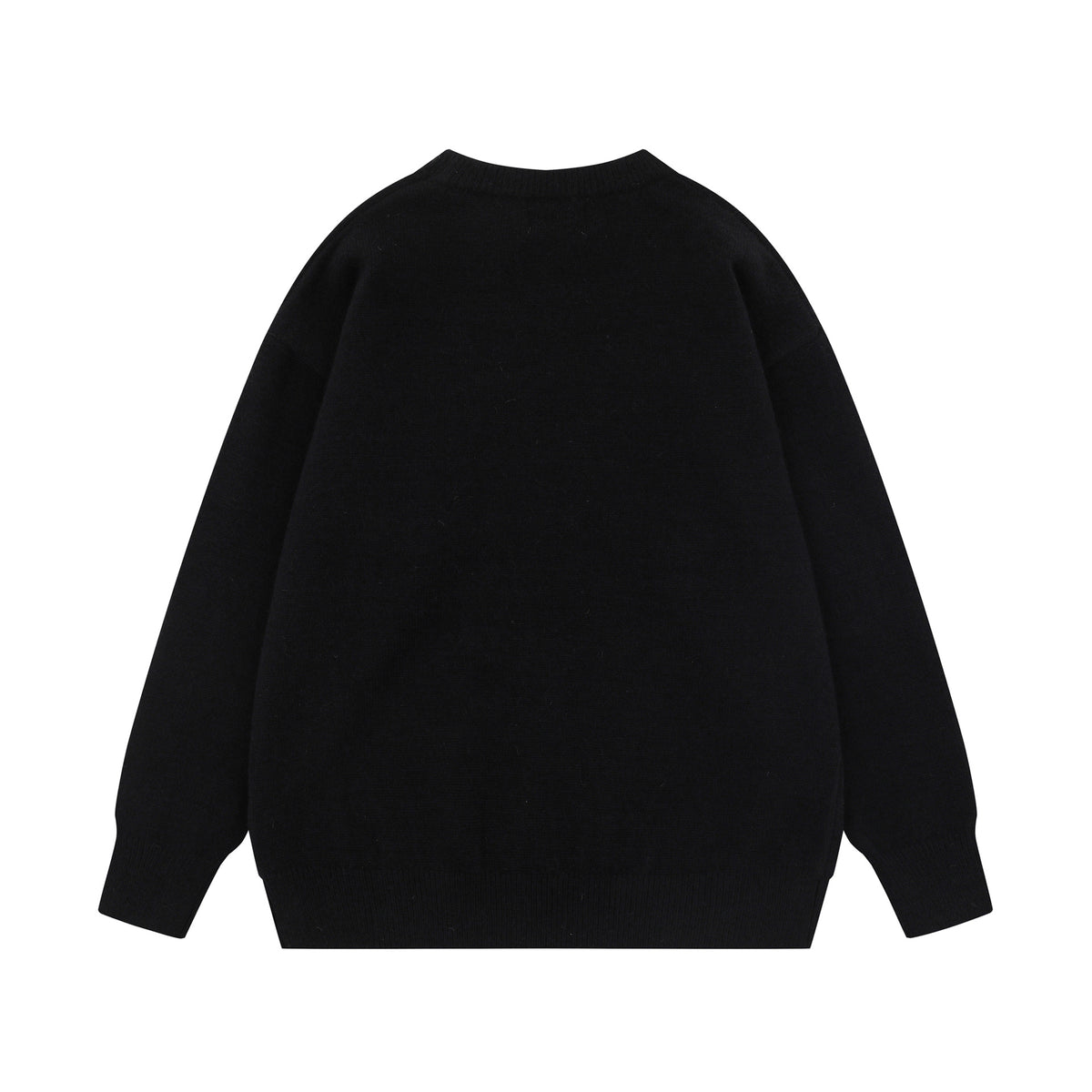 Collar letter pattern sweater