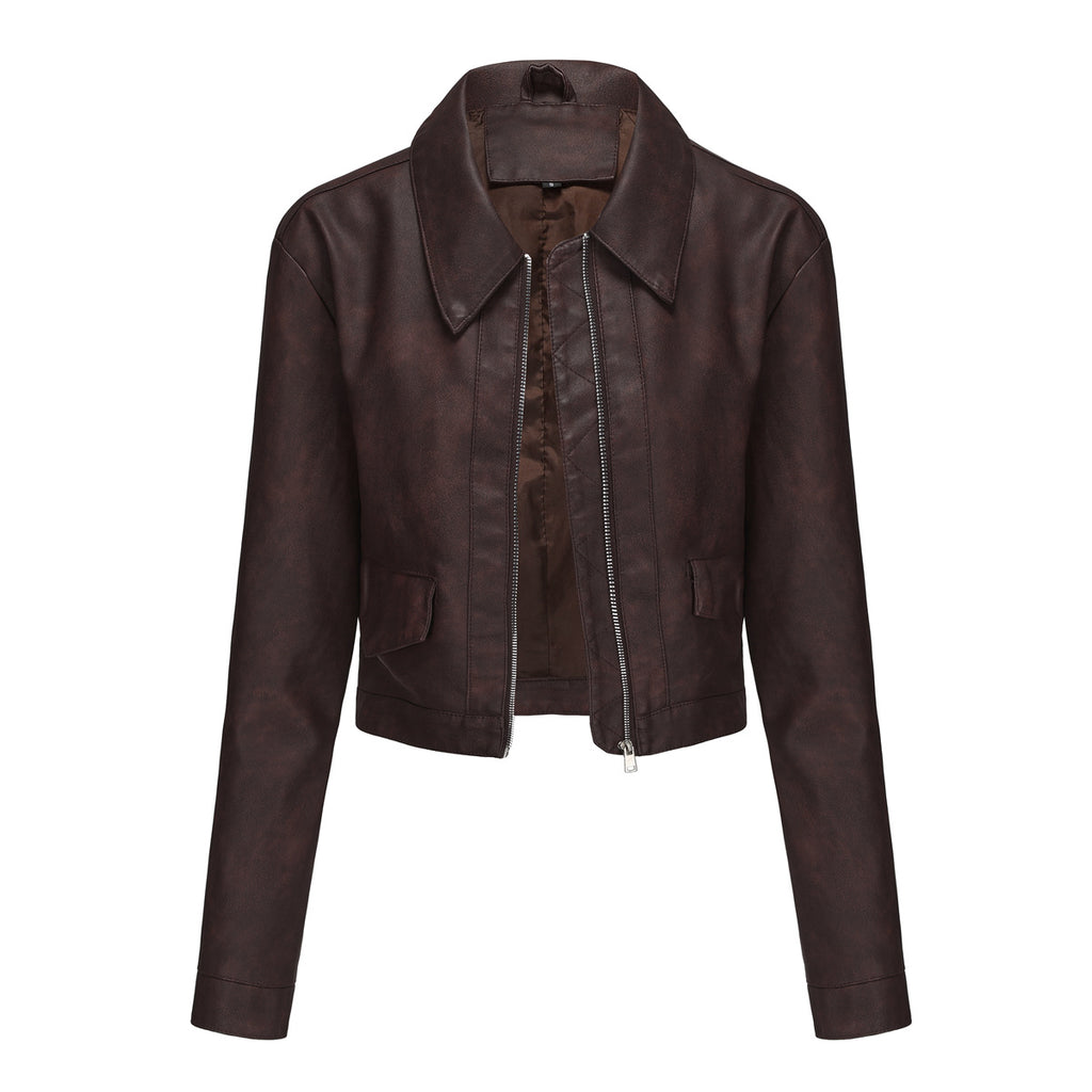 Long sleeved lapel jacket