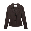 Jewelry button knit suit
