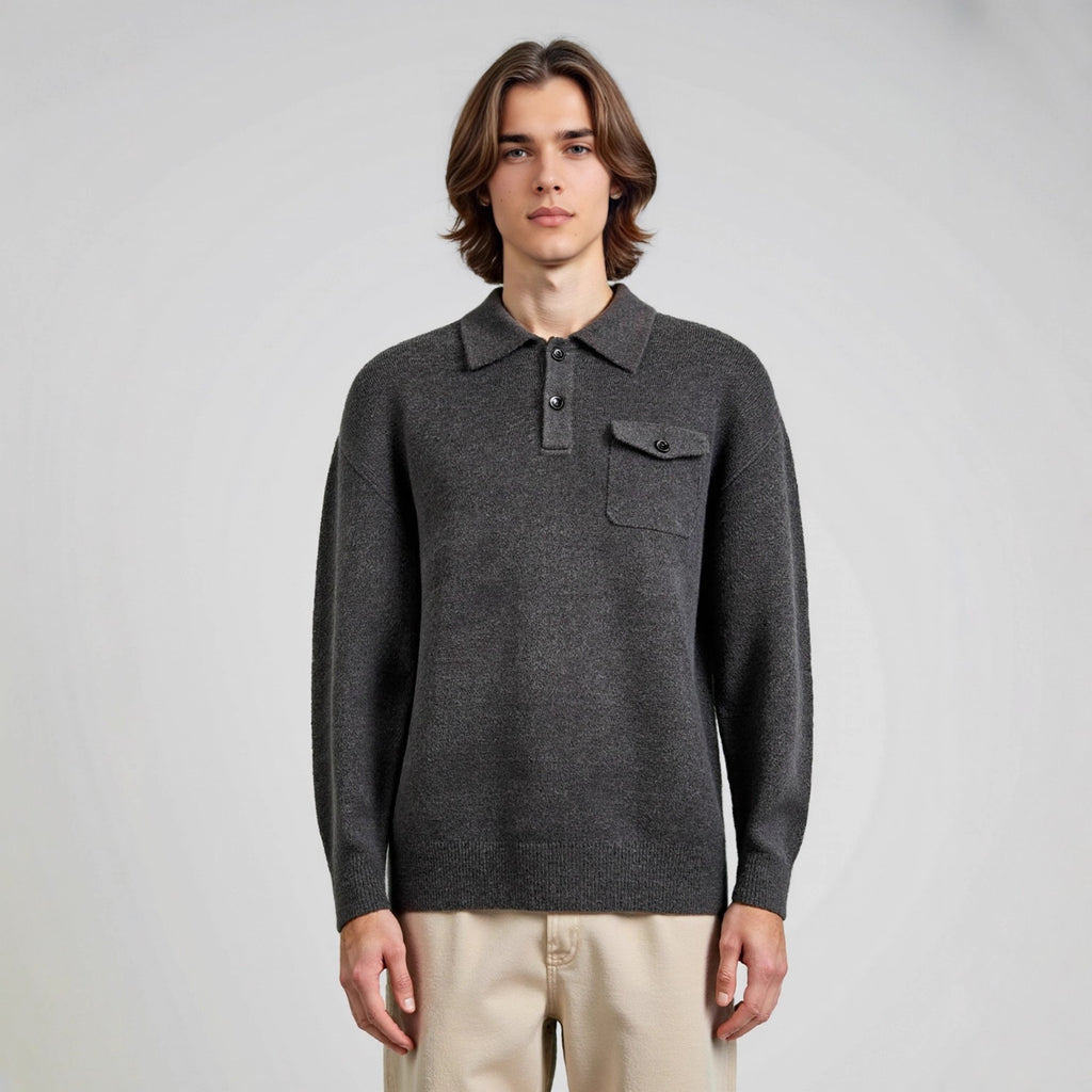 Loose collar sweater