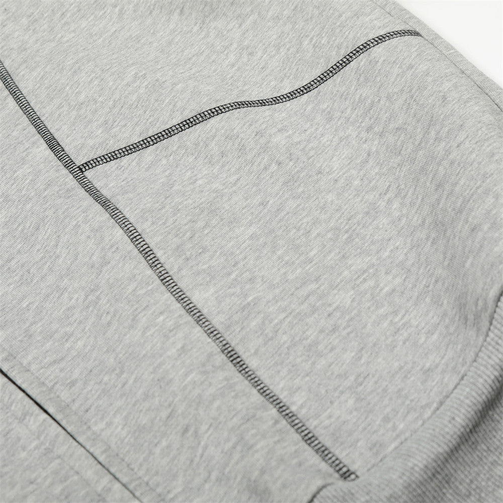 High necked hooded jacket