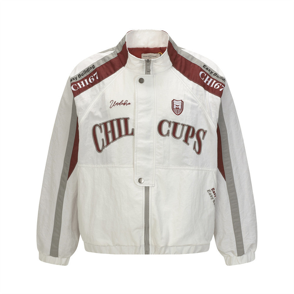 Stand collar jacket