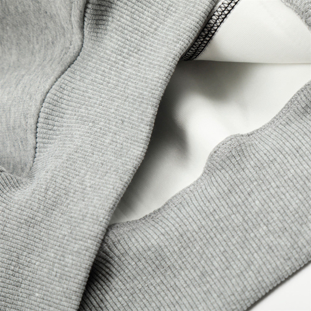 High necked hooded jacket
