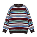Contrasting striped sweater
