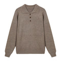 Collar loose long sleeved sweater
