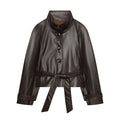 Collar long sleeved jacket