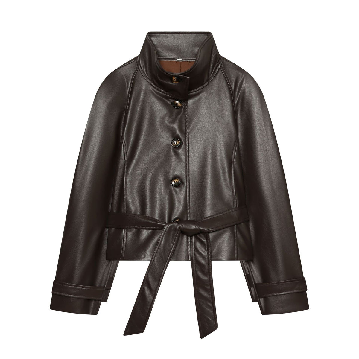 Collar long sleeved jacket