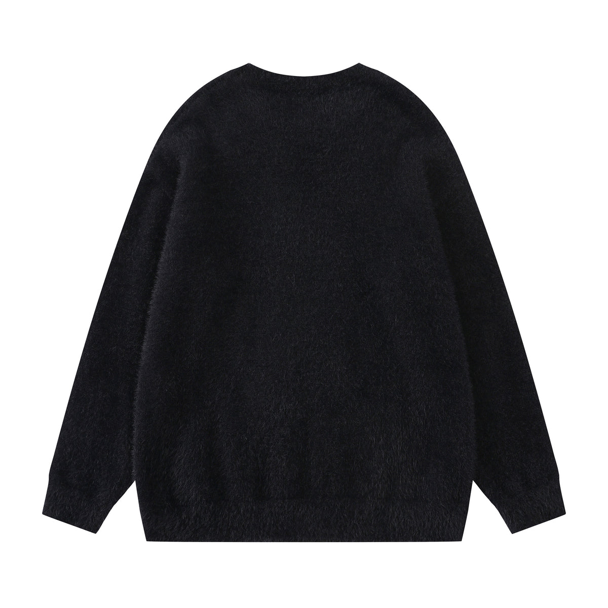 Dog jacquard headscarf sweater