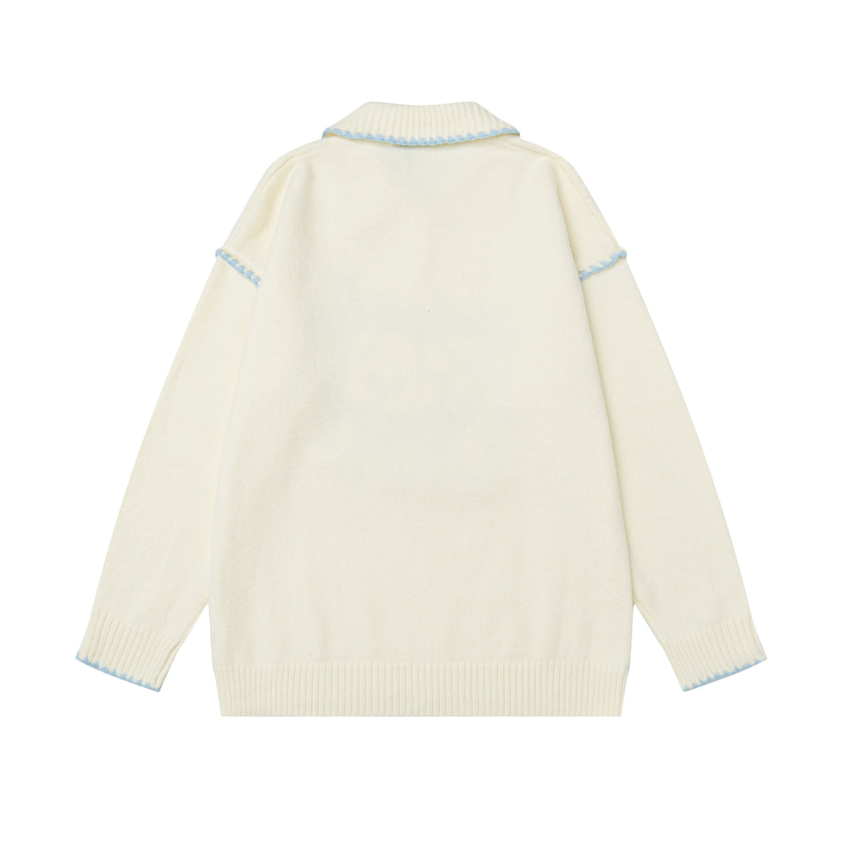 Plush puppy design sweater