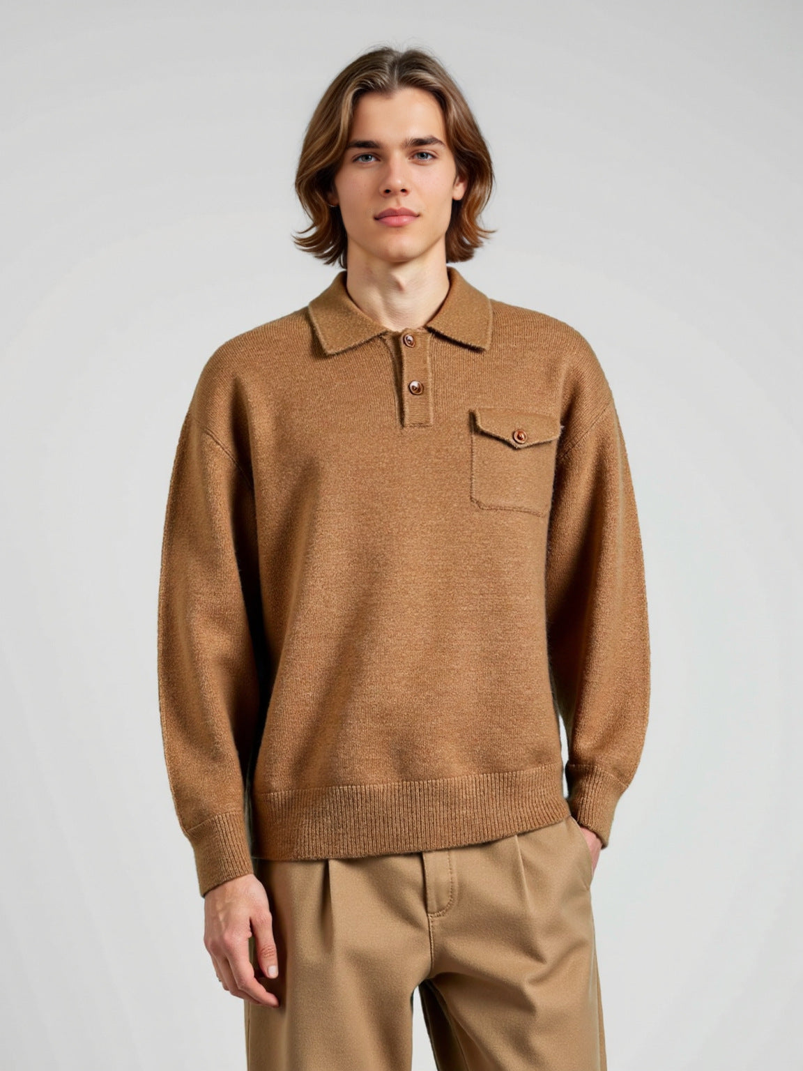 Loose collar sweater